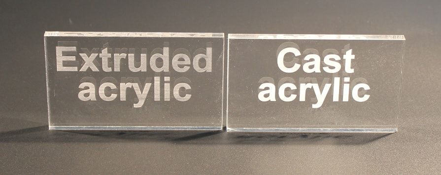 Wat zijn de verschillen tussen gegoten acryl en geëxtrudeerd acryl?
