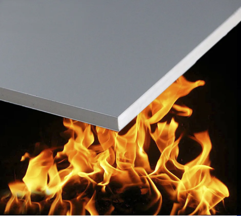 Zijn ACP-panelen brandwerend?