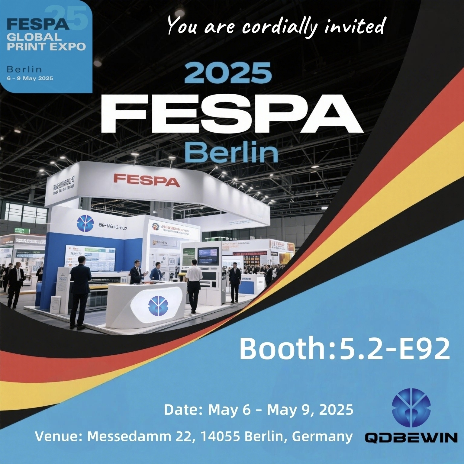 Qingdao be-win om te presenteren op fespa 2025 Berlijn-Booth 5.2-e92
