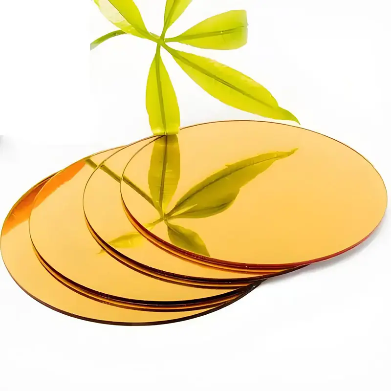 Gouden spiegel acrylplaat