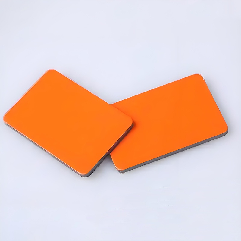 Oranje aluminium composietpaneel